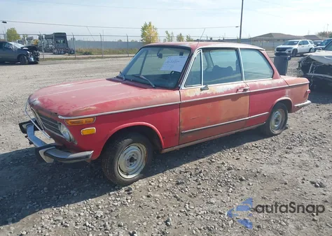 1973 BMW 2002 from USA, damaged, VIN 2593504